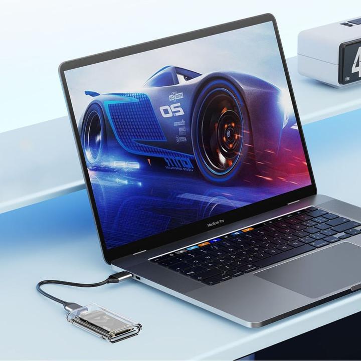 Produktbild Orico Other Computer Accessory TC10-MS MSATA USB-C 3.2 5Gb/s Disk Cartridge - Transparent (M.2 2242)