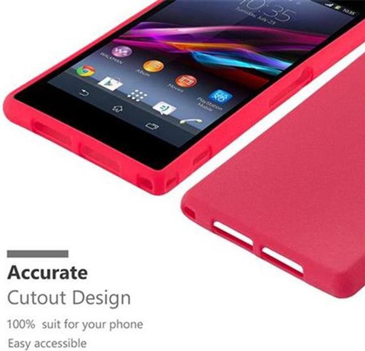 Produktbild Cadorabo TPU Frosted Cover (Sony Xperia Z1 Compact)