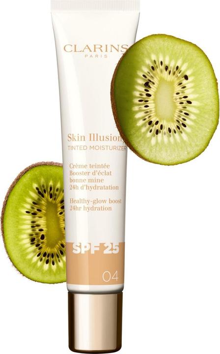 Image du produit Clarins Skin Illusion - Getönte Feuchtigkeitscreme Spf25 04 (Crème solaire visage, SPF 25, 40 ml)