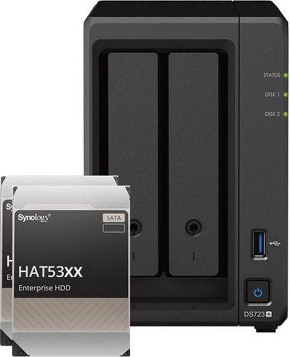 Image du produit Synology DS723+ (2 x 4 To, Synology HAT 53xx)