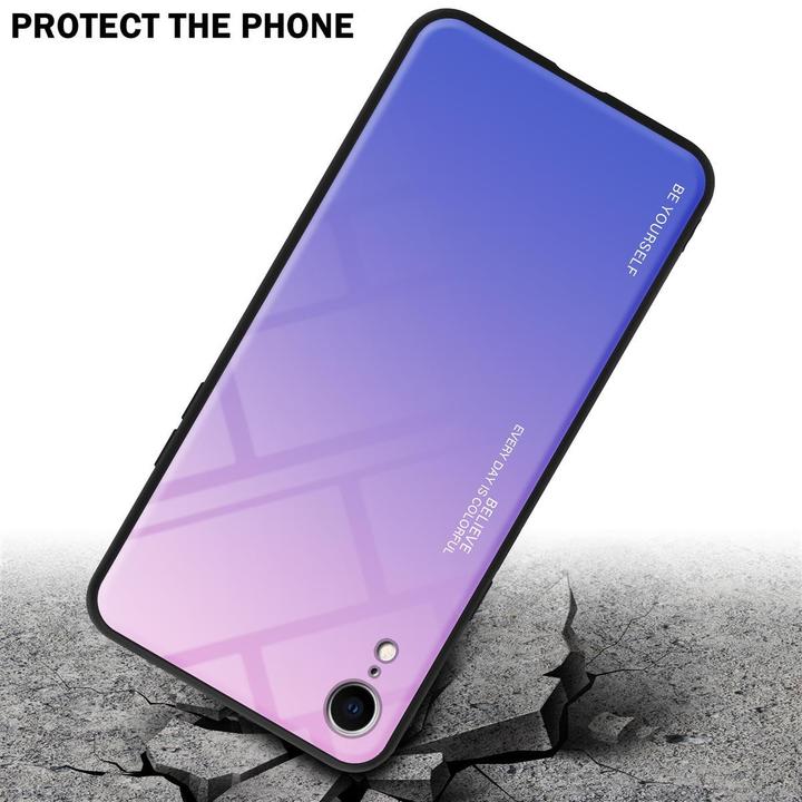 Image du produit Cadorabo Couverture en verre TPU 2 couleurs (Apple iPhone XR)