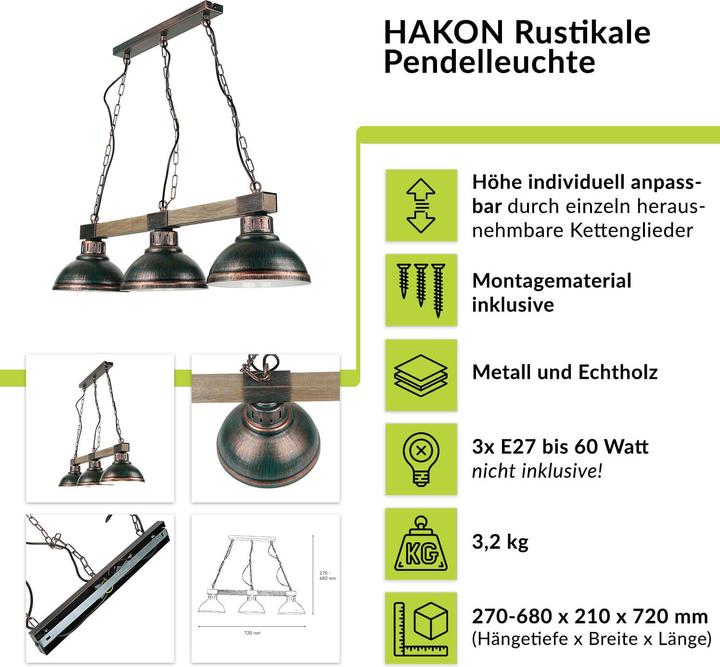 Produktbild Licht-Erlebnisse Hakon (E27)