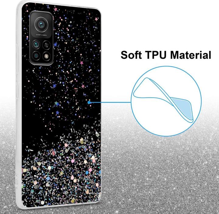 Image du produit Cadorabo Coque pour Xiaomi Mi 10T / Mi 10T PRO TPU funkelnder Glitter (Mi 10T Pro, Mi 10T)