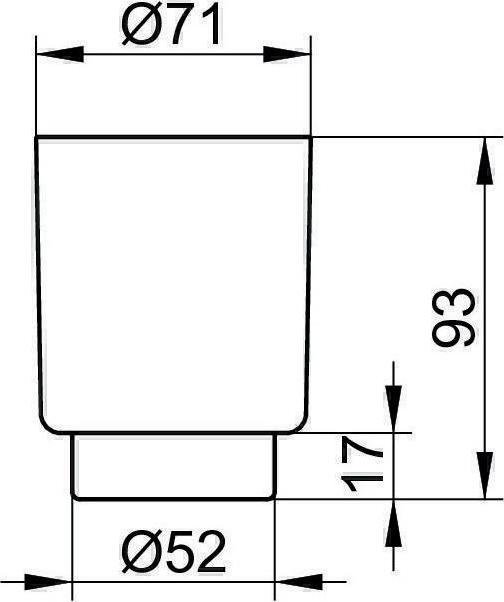 Produktbild Keuco City (Ø 7 x 9.5 cm)