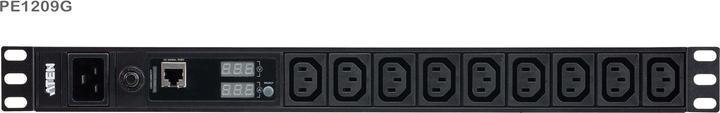Actual product image Aten PE1209G 1U Basic PDU with measuring function