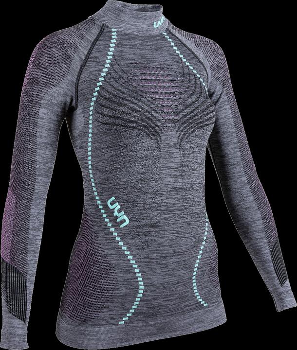 Actual product image UYN Thermal shirt with stand-up collar Ambityon Melange (XS)
