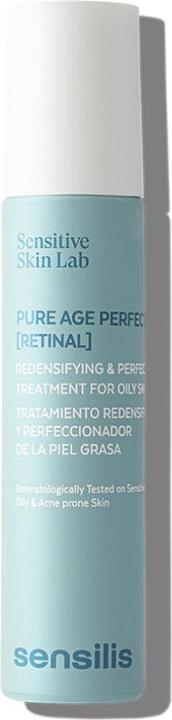 Actual product image Sensilis Pure Age Perfection Retinal Oil-Free Serum with Organic Silicon and Prebiotics for Sensitiv (50 ml)