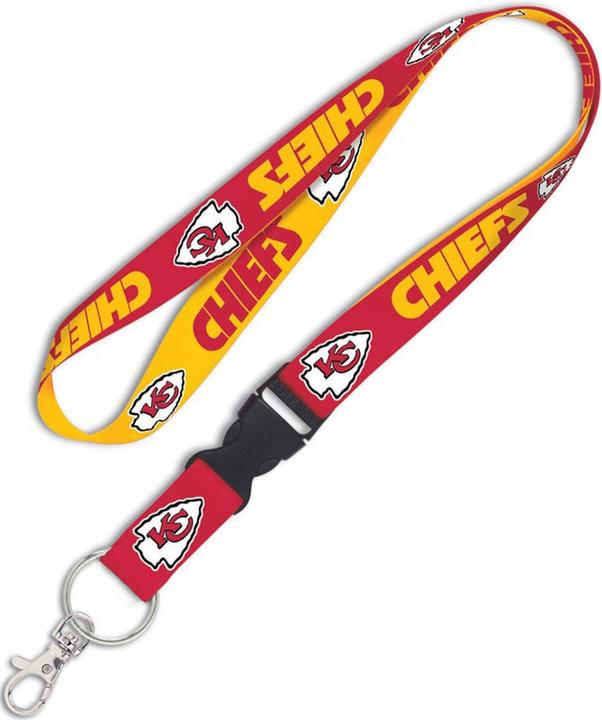 NFL Kansas City Chiefs Umhängeband mit abnehmbarer Schnalle