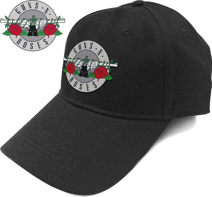 Actual product image Guns N Roses GunsNRoses Silver Circle Logo BL B