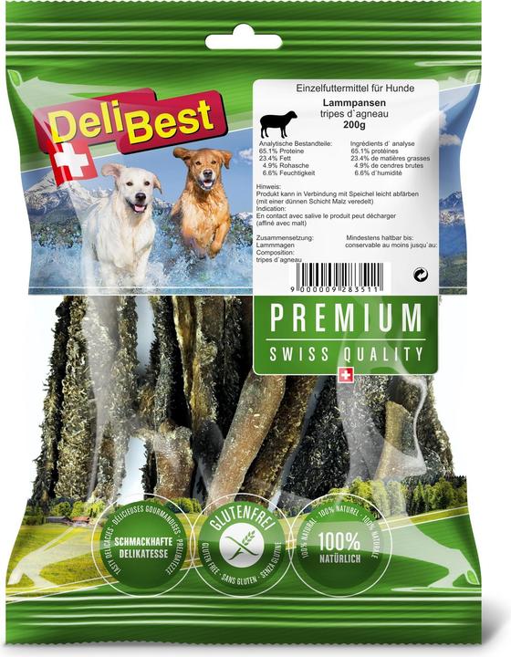 Image du produit DeliBest Premium tripes d'agneau (Junior, Senior, Adulte, 1 pcs, 200 g)