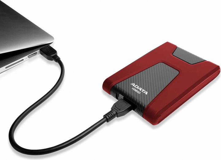 Actual product image Adata external HDD HD650 Red 2TB USB 3.0 (2 TB)