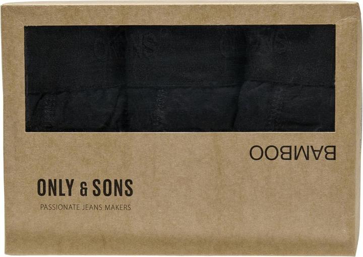 Image du produit Only & Sons Onsfitz Bamboo Boxer Logo 3-Pack Noos (XXL, Lot de 3)