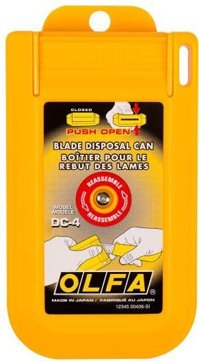 Actual product image Olfa Blade disposal container