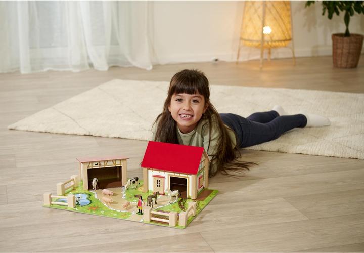 Produktbild Eichhorn Houten Boerderij met Accessoires, 20dlg.
