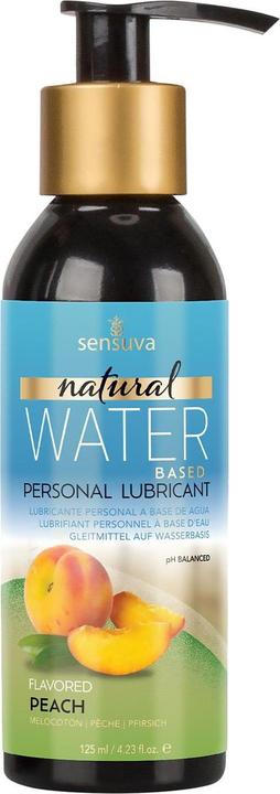 Actual product image Sensuva Natural Water-Based Personal Lubricant Peach 125 ml (125 ml)