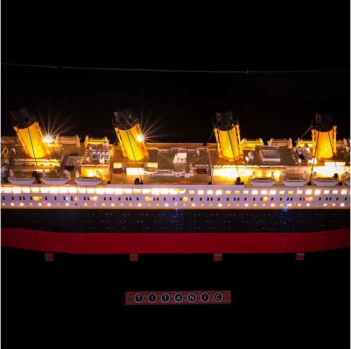 Actual product image Light my bricks LED light set for LEGO Titanic