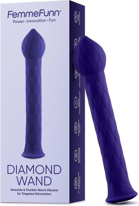 Produktbild Femme Funn Diamond Wand Body Massager with 21 Function Mode Multi-Function Personal Intimate Massager Waterproo