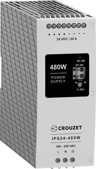 Produktbild Crouzet Industrienetzteil 24V 20A 480W Inhalt 1St.