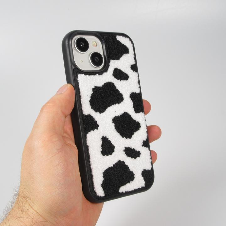 Immagine prodotto PhoneLook Rivestimento in silicone con superficie trapuntata effetto pelle di mucca (Apple iPhone 14)