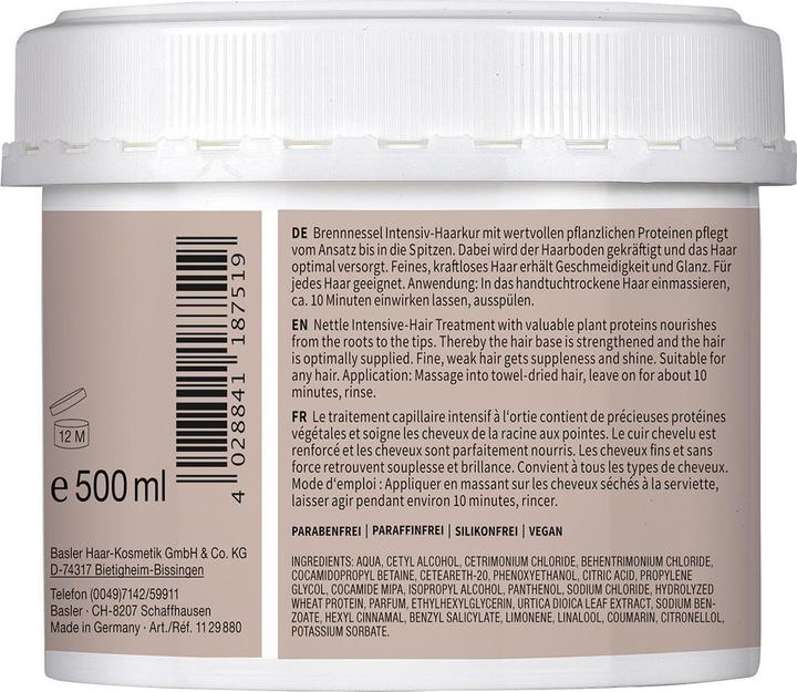 Image du produit Basler Masque intensif à l'ortie (500 ml)