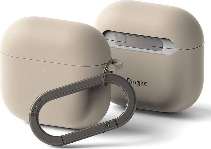 Produktbild Ringke Silicone Case for Apple AirPods 4 - Beige (Kopfhörer Tasche)