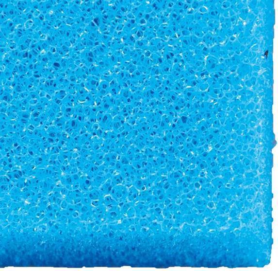 Actual product image JBL Aquaristik und Terraristik Filter foam, 50 x 50 cm H 2.5 cm, blue, fine, 30 ppi (Internal filters, Fresh water)