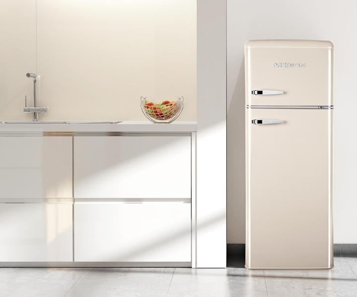 Produktbild Medion Kühl-Gefrierkombination Retro MD 37258 A++ (164 l)