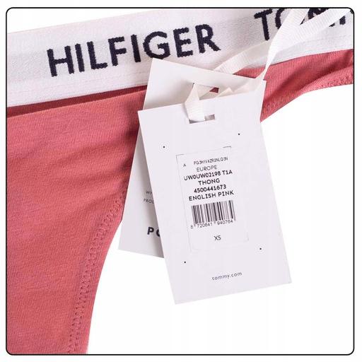 Immagine prodotto Tommy Hilfiger Perizoma con stringhe da donna con elastico, rosa (rosa inglese), S (S)