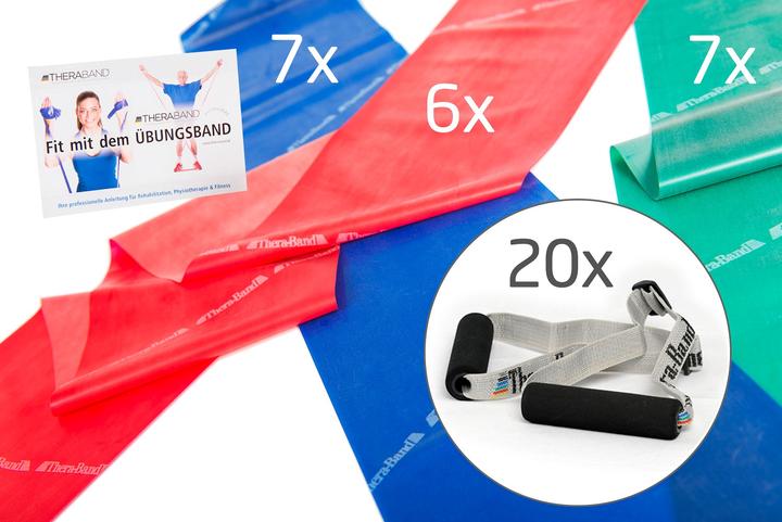 TheraBand Club set (0.38 m, Medium, Strong, Extra strength)