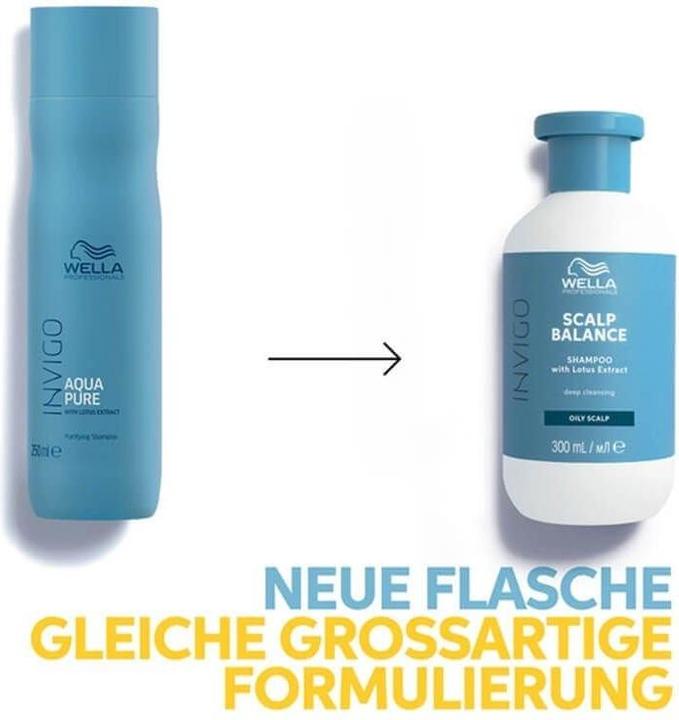 Actual product image Wella Invigo Balance - Aqua Pure Shampoo (250 ml, Liquid shampoo)