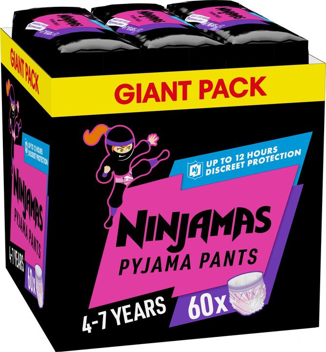 Produktbild Pampers Ninjamas (Gr. M, Monatsbox, 60 Stück)