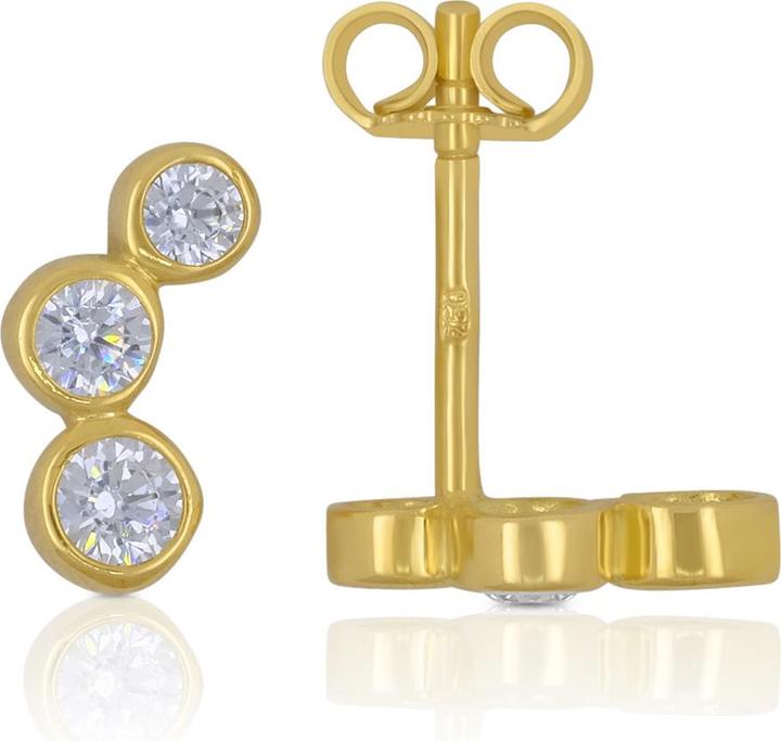 Muau Ohrstecker (750/18 K Gelbgold)