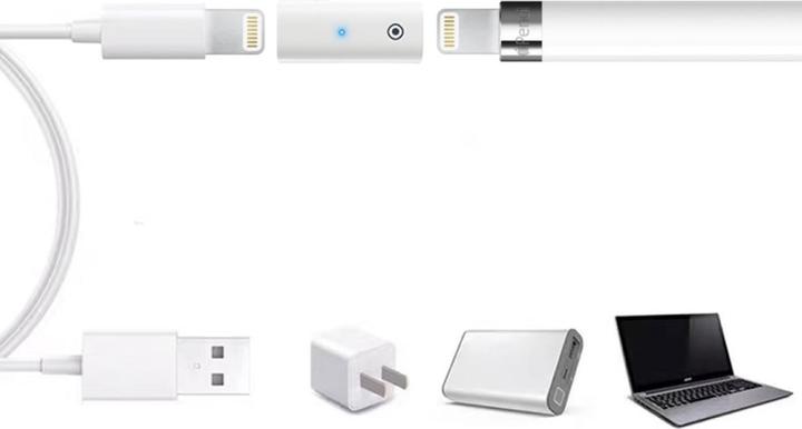 Image du produit PowerGuard Adaptateur de charge Apple Pencil 1st Gen Lightning femelle/femelle (Lightning, Lightning)