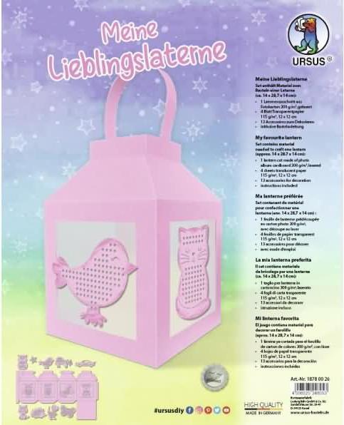 Produktbild Ursus Meine Lieblingslaterne, pink.1878-00-26 (1 x)