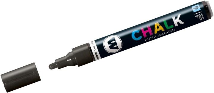 Produktbild Molotow Windowmarker Pump Marker Chalk nachfüllbar 4mm schwarz (Schwarz, 4 mm, 1 x)