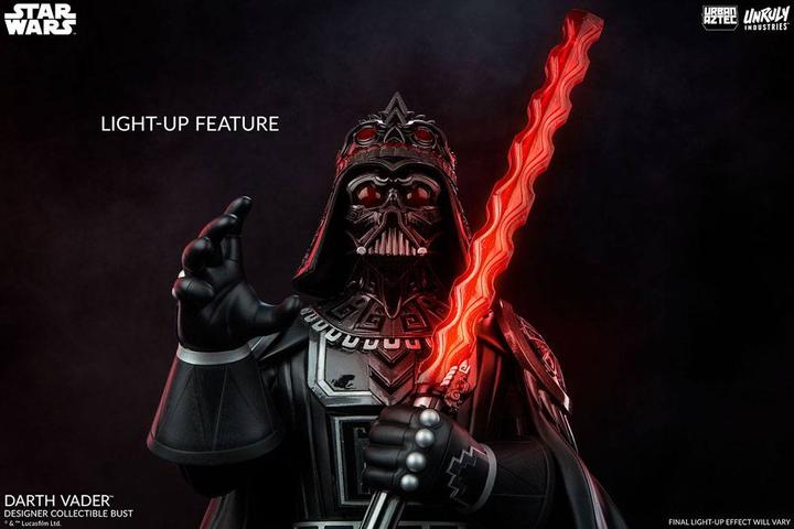 Produktbild Unruly Industries Star Wars Super buste vinyle Urban Aztec Darth Vader by Jesse Hernandez 25 cm
