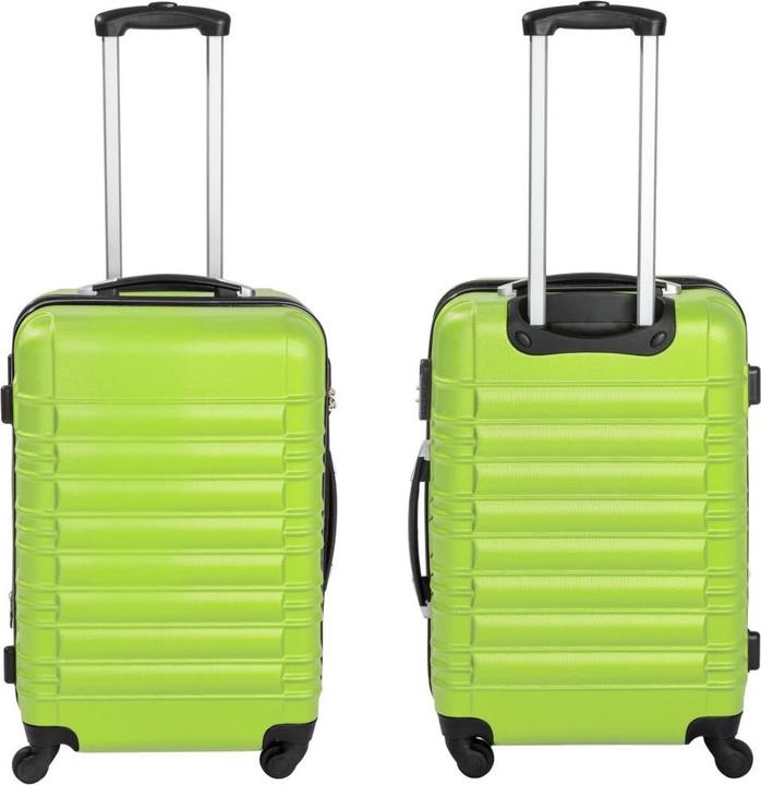 Immagine prodotto tectake Set di valigie rigide (106 l, Bagaglio a mano (fino a 50 litri), M (50 - 90l), L (90 - 115l))