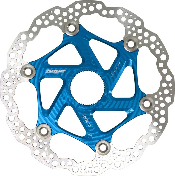 Produktbild Hope Floating Disc Bremsscheibe - Center Lock - blau (180 mm)