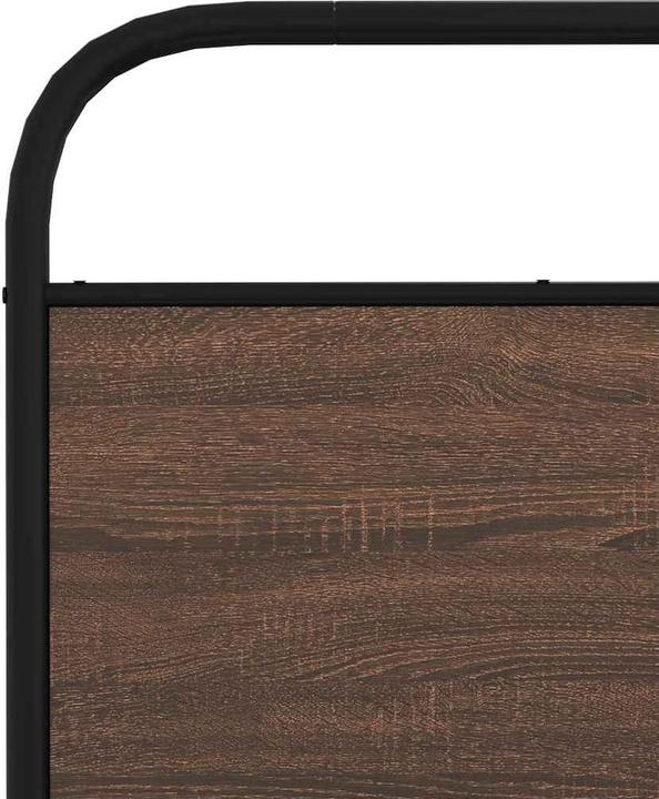 Actual product image VidaXL Bed frame without mattress 120x190 cm brown oak-look (120 x 190 cm)