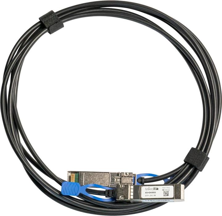 Actual product image MikroTik 3m Direct Connect Cable SFP 1G SFP+ 10G 25G SFP28 Support (CAT6, 3 m)