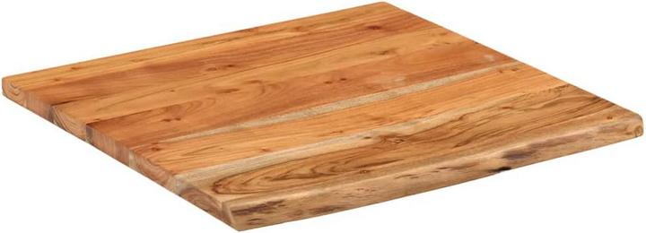 Produktbild VidaXL Wandregal Quadratisch Baumkante Hängeregal Büro Regal Massivholz Akazie (40 x 40 x 2,5 cm)
