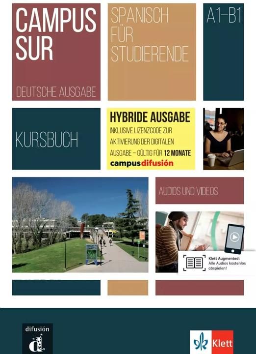 Produktbild Campus Sur (A1-B1) - Hybride Ausgabe (Deutsch, Spanisch, Ernst Klett Sprachen, 2022)