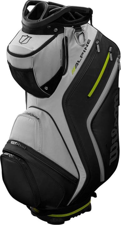 Wilson - Alpine Cart Bag with Embroidery - Light Grey/Black