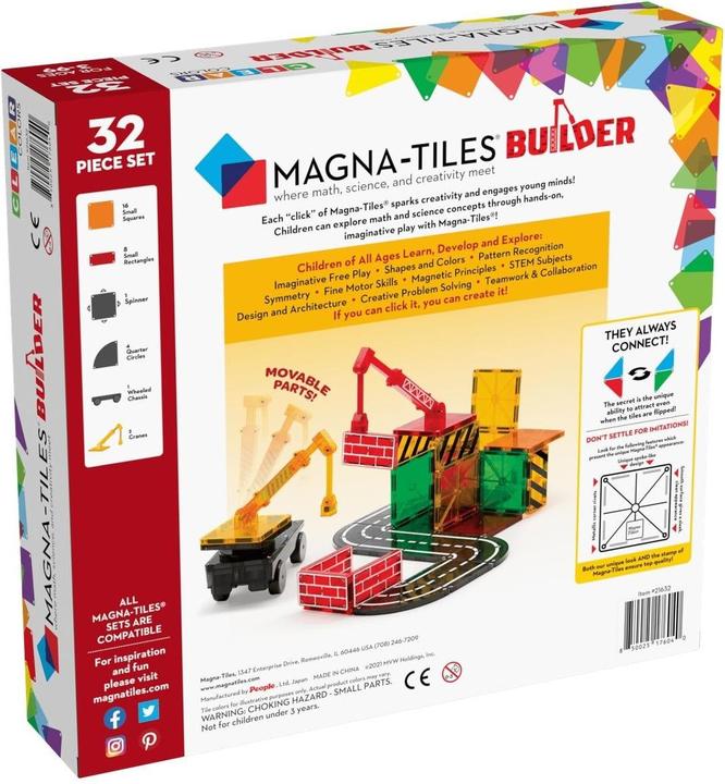 Actual product image Magna-Tiles Construction site set
