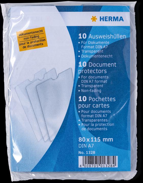 Actual product image HERMA ID card holders (A7, 10 x)