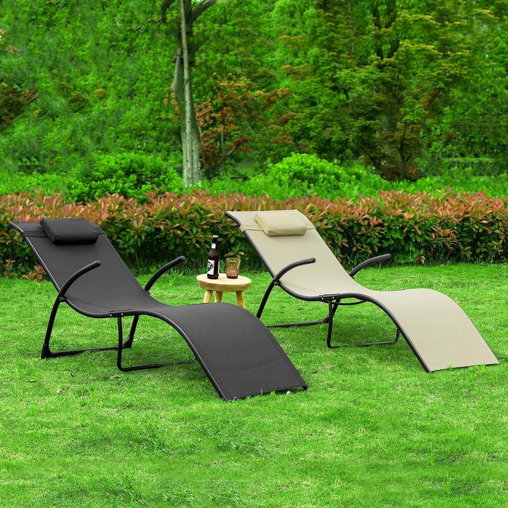 Actual product image SoBuy Garden lounger (173 cm)