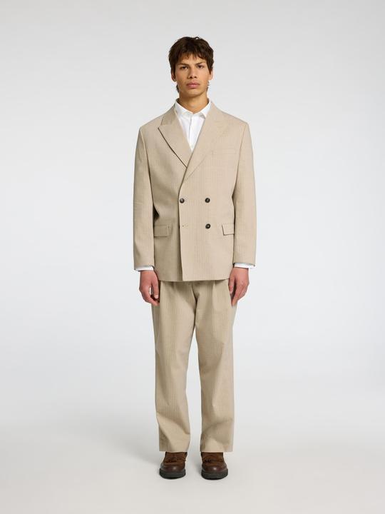 Produktbild Selected Homme Relaxed Fit Nadelstreifen Anzughose (50)