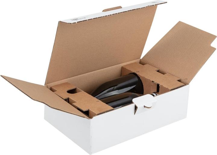 Image du produit Brieger Emballages pour l'envoi de vin, pour 2 bouteilles, blanc, paquet de 10 pcs. (10 x)