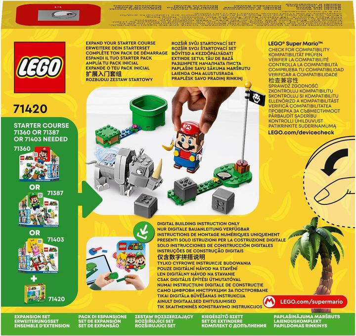 Actual product image LEGO Rambi the Rhino - Extension Set (71420, LEGO Super Mario)