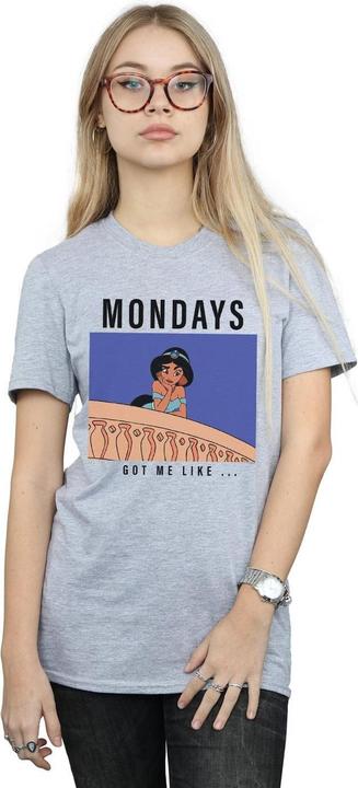 Produktbild Disney Princess Jasmine Mondays Got Me Like TShirt (L)